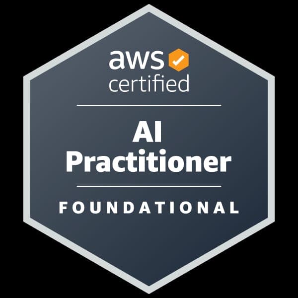 AWS AI Practitioner digital badge
